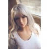 Faina 145CM 4FT8 Newest Silver Hair Italian Style TPE love Adult Doll