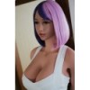 Gina 168CM 5FT5 Virgin Real Live Colorful Hair C Cup Doll